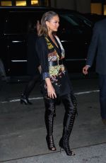 CHRISSY TEIGEN Night Out in New York 02/16/2017