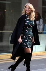 CHRISTIE BRINKELY at Rockefeller Plaza in Manhattan 02/16/2017