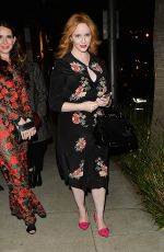 CHRISTINA HENDRICKS at Matthew Weiner