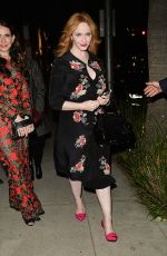 CHRISTINA HENDRICKS at Matthew Weiner