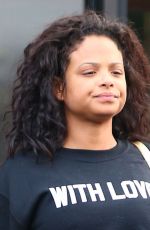CHRISTINA MILIAN Out for Lunch in Los Angeles 02/10/2017