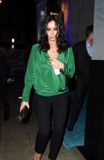 CHRISTINE BLEAKELY Arrives at Universal and Warner Music Brit Awards Party in London 02/22/2017