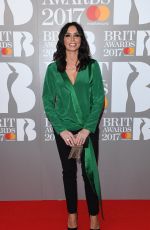CHRISTINE BLEAKLEY at Brit Awards 2017 in London 02/22/2017