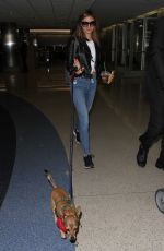 CHRISTINE EVANGELISTA at Los Angeles International Airport 02/14/2017