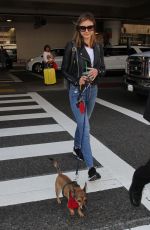 CHRISTINE EVANGELISTA at Los Angeles International Airport 02/14/2017