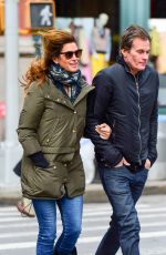 CINDY CRAWFORD Out and About in New York 02/13/2017