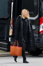 CLAIRE DANES on the Set of 