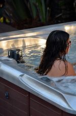 CLAUDIA ROMANI and Christopher Johns at a Spa in Florida 02/20/2017