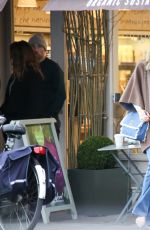 CLAUDIA SCHIFFER on the Set of a Photoshoot for Channel in Notting Hill february 02/22/2017