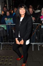 CLAUDIA WINKLEMAN Arrives at Harvey Weinstein Pre Baftas Dinner in London 02/10/2017