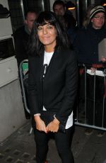 CLAUDIA WINKLEMAN Arrives at Harvey Weinstein Pre Baftas Dinner in London 02/10/2017