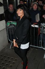 CLAUDIA WINKLEMAN Arrives at Harvey Weinstein Pre Baftas Dinner in London 02/10/2017