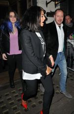 CLAUDIA WINKLEMAN Arrives at Harvey Weinstein Pre Baftas Dinner in London 02/10/2017