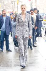 COCO ROCHA Arrives at Christian Siriano Fashion Show in New York 02/11/2017