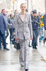 COCO ROCHA Arrives at Christian Siriano Fashion Show in New York 02/11/2017