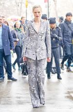 COCO ROCHA Arrives at Christian Siriano Fashion Show in New York 02/11/2017
