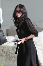 COURTENEY COX Leaves Andy Lecompte Salon in West Hollywood 02/09/2017
