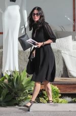 COURTENEY COX Leaves Andy Lecompte Salon in West Hollywood 02/09/2017