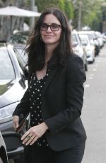 COURTENEY COX Out and About in Beverly Hills 02/08/2017