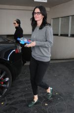 COURTENEY COX Out for Lunch at E Baldi in Beverly Hills 02/23/2017