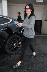 COURTENEY COX Out for Lunch at E Baldi in Beverly Hills 02/23/2017