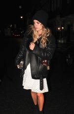 CRESSIDA BONAS Arrives at Harvey Weinstein Pre Baftas Dinner in London 02/10/2017