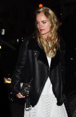 CRESSIDA BONAS Arrives at Harvey Weinstein Pre Baftas Dinner in London 02/10/2017