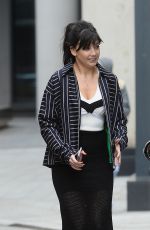 DAISY LOWE Out at London Fashion Week 02/19/2017