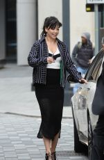 DAISY LOWE Out at London Fashion Week 02/19/2017