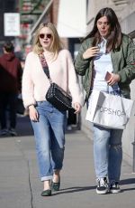 DAKOTA FANNING in Jeans Out in New York 02/23/2017