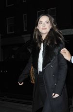 DAKOTA JOHNSON Arrives at Her Hotel in London 02/08/2017