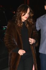 DAKOTA JOHNSON Arrives at Her Hotel in New York 01/31/2017
