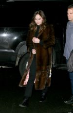 DAKOTA JOHNSON Arrives at Her Hotel in New York 01/31/2017