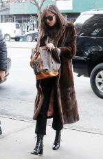 DAKOTA JOHNSON Arrives Back to Her Hotel in New York 02/01/2017