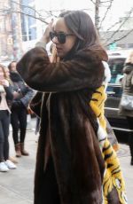 DAKOTA JOHNSON Arrives Back to Her Hotel in New York 02/01/2017