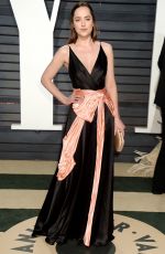 DAKOTA JOHNSON at 2017 Vanity Fair Oscar Party in Beverly Hills 02/26/2017