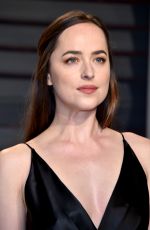 DAKOTA JOHNSON at 2017 Vanity Fair Oscar Party in Beverly Hills 02/26/2017