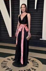 DAKOTA JOHNSON at 2017 Vanity Fair Oscar Party in Beverly Hills 02/26/2017