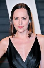 DAKOTA JOHNSON at 2017 Vanity Fair Oscar Party in Beverly Hills 02/26/2017