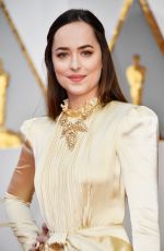 DAKOTA JOHNSON at 89th Annual Academy Awards in Hollywood 02/26/2017