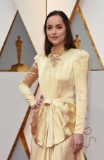 DAKOTA JOHNSON at 89th Annual Academy Awards in Hollywood 02/26/2017