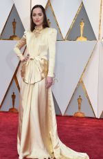 DAKOTA JOHNSON at 89th Annual Academy Awards in Hollywood 02/26/2017