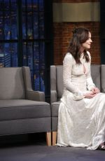 DAKOTA JOHNSON at Late Night with Seth Meyers 02/01/2017