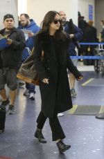 DAKOTA JOHNSON at LAX Airport in Los Angeles 01/02/2017