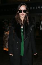 DAKOTA JOHNSON at Los Angeles International Airport 02/10/2017
