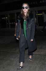 DAKOTA JOHNSON at Los Angeles International Airport 02/10/2017