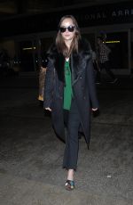 DAKOTA JOHNSON at Los Angeles International Airport 02/10/2017