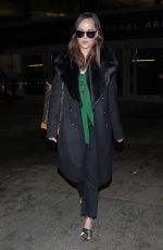 DAKOTA JOHNSON at Los Angeles International Airport 02/10/2017