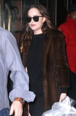 DAKOTA JOHNSON Leaves Her Hotel in New York 01/31/2017.