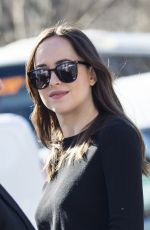 DAKOTA JOHNSON Out and About in Madrid 02/08/2017